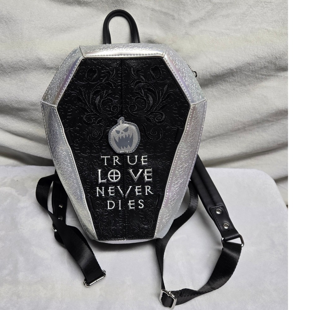 Loungefly Disney Nightmare Before Christmas Jack Sally Coffin NYCC 2024 Backpack
